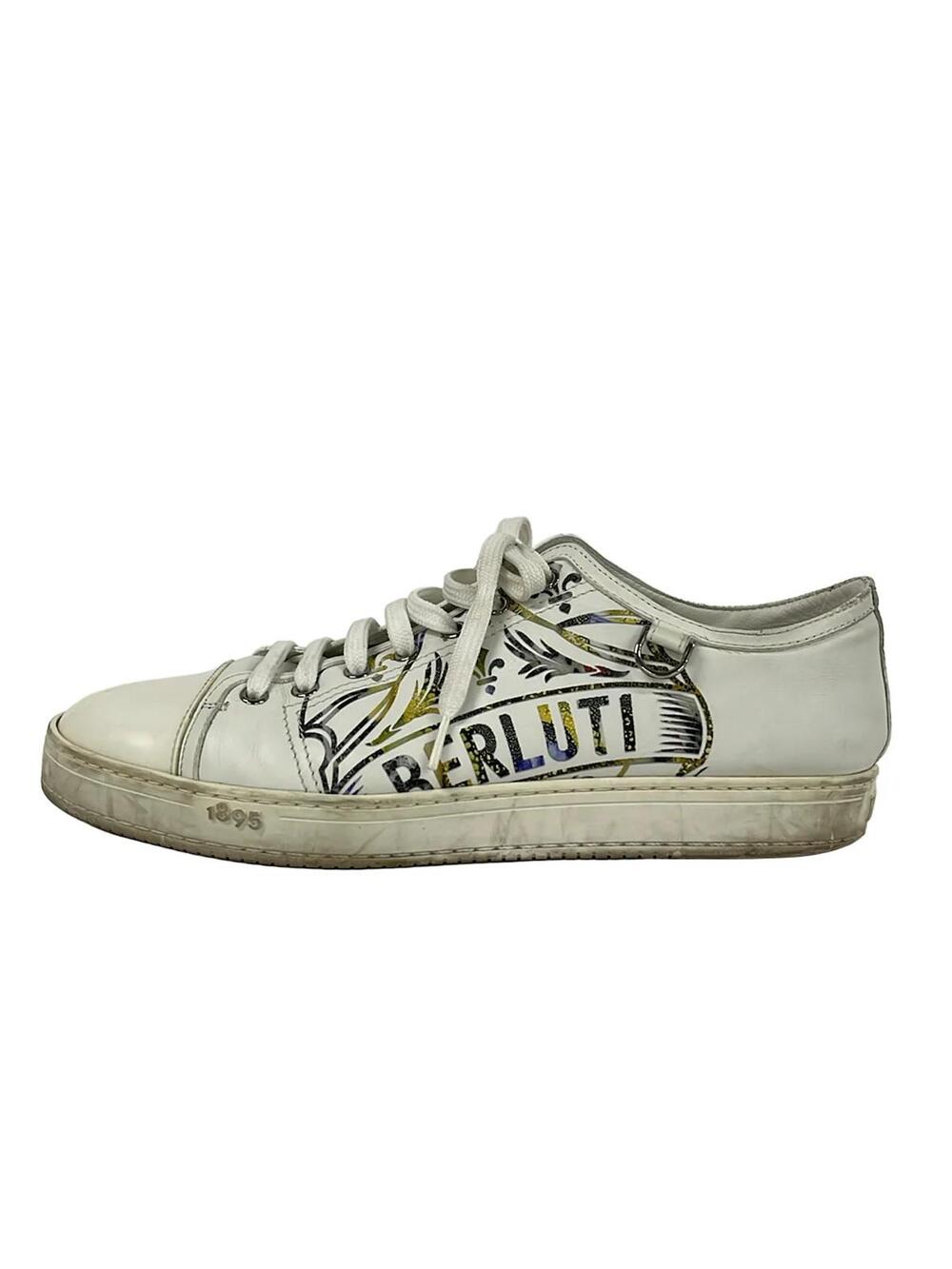 Berluti Playtime Crest Scrit Sneakers #377268B75B